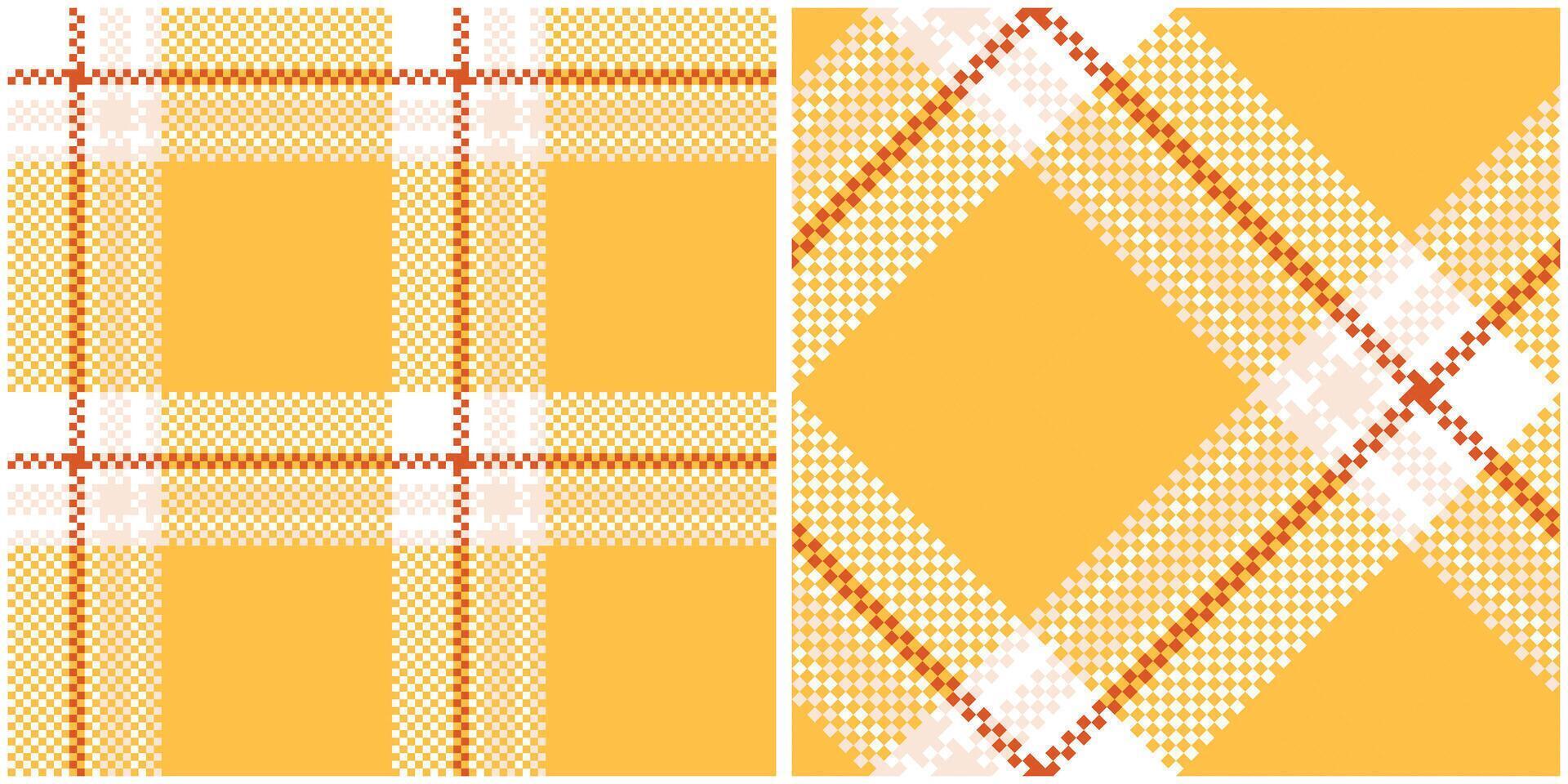 Tartan Seamless Pattern. Traditional Scottish Checkered Background. Seamless Tartan Illustration Set for Scarf, Blanket, Other Modern Spring Summer Autumn Winter Holiday Fabric Print. vector