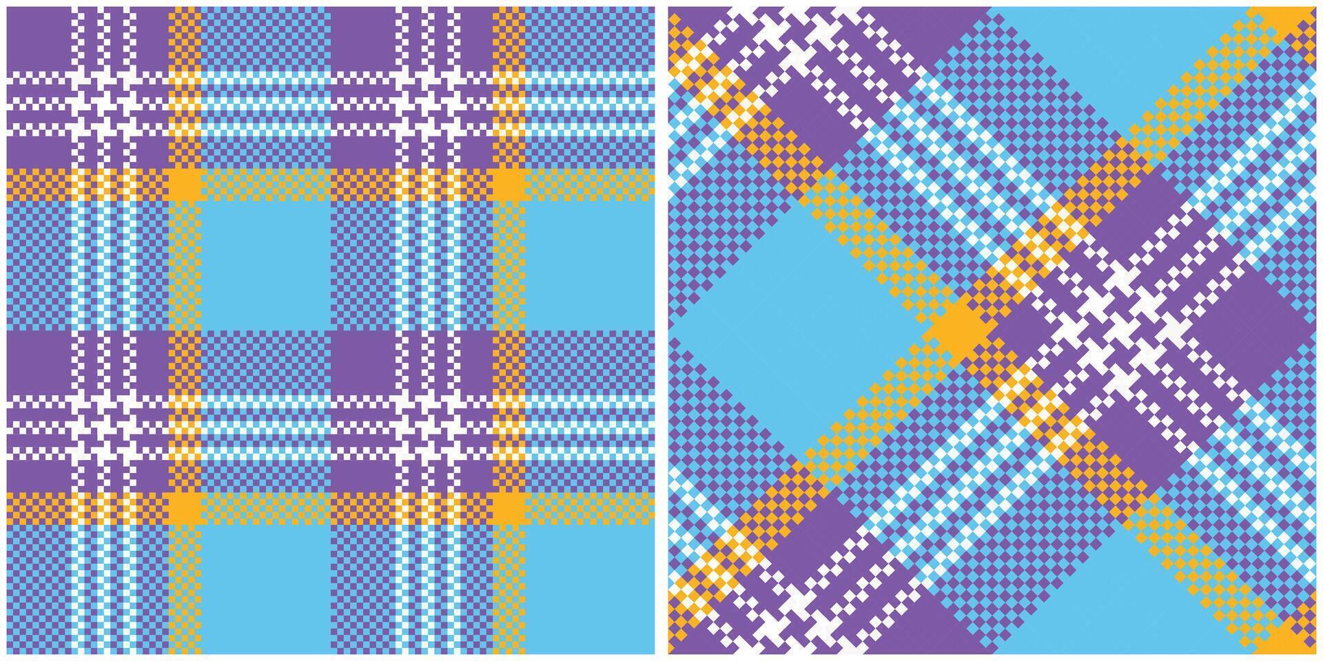 Plaids Pattern Seamless. Scottish Plaid, Template for Design Ornament. Seamless Fabric Texture. vector