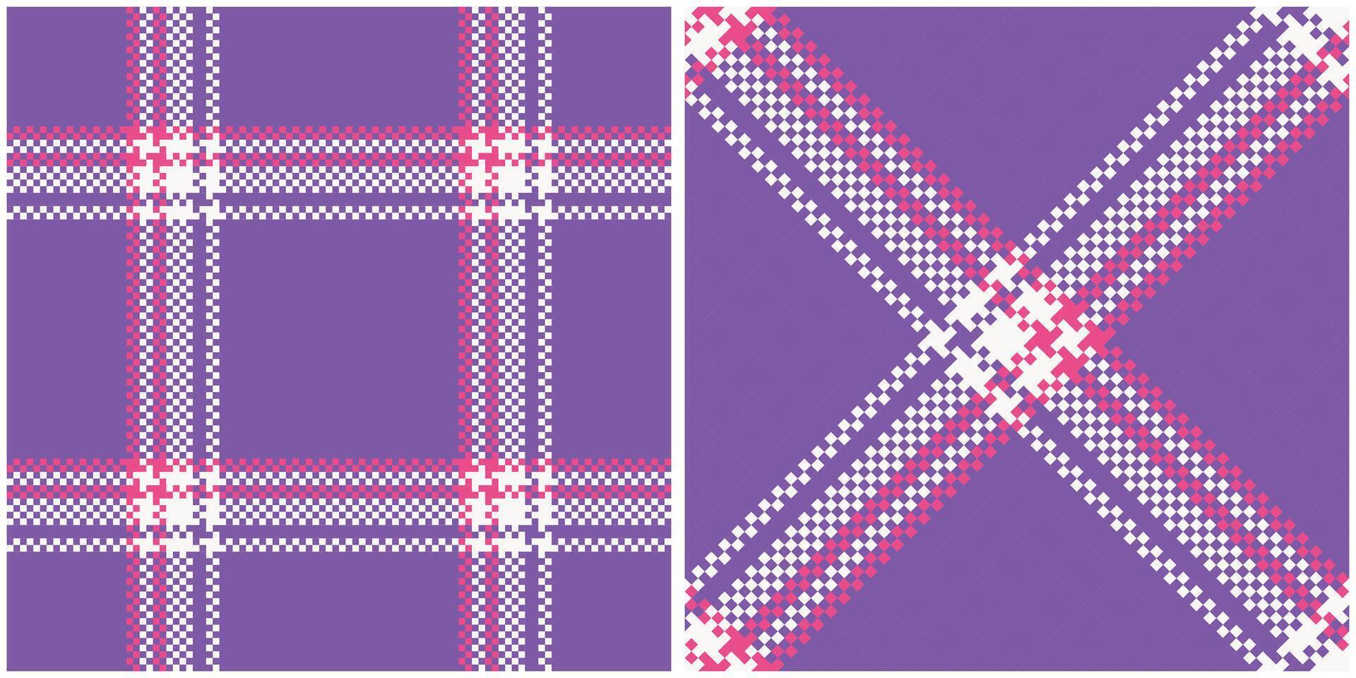 Plaids Pattern Seamless. Scottish Tartan Pattern Traditional Scottish Woven Fabric. Lumberjack Shirt Flannel Textile. Pattern Tile Swatch Included. vector