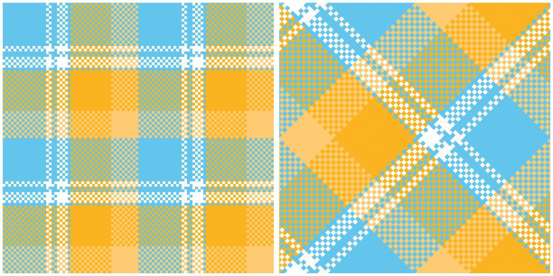 Plaids Pattern Seamless. Classic Plaid Tartan Traditional Scottish Woven Fabric. Lumberjack Shirt Flannel Textile. Pattern Tile Swatch Included. vector
