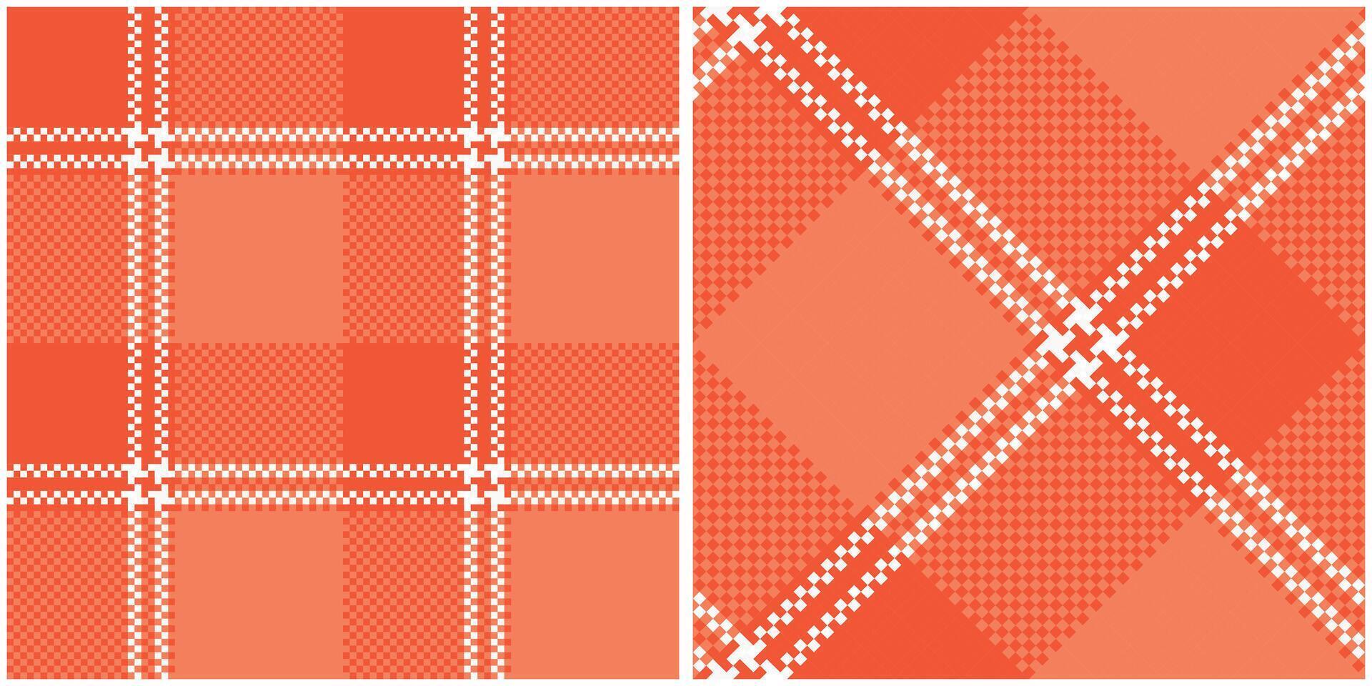 Plaid Pattern Seamless. Tartan Seamless Pattern Traditional Scottish Woven Fabric. Lumberjack Shirt Flannel Textile. Pattern Tile Swatch Included. vector