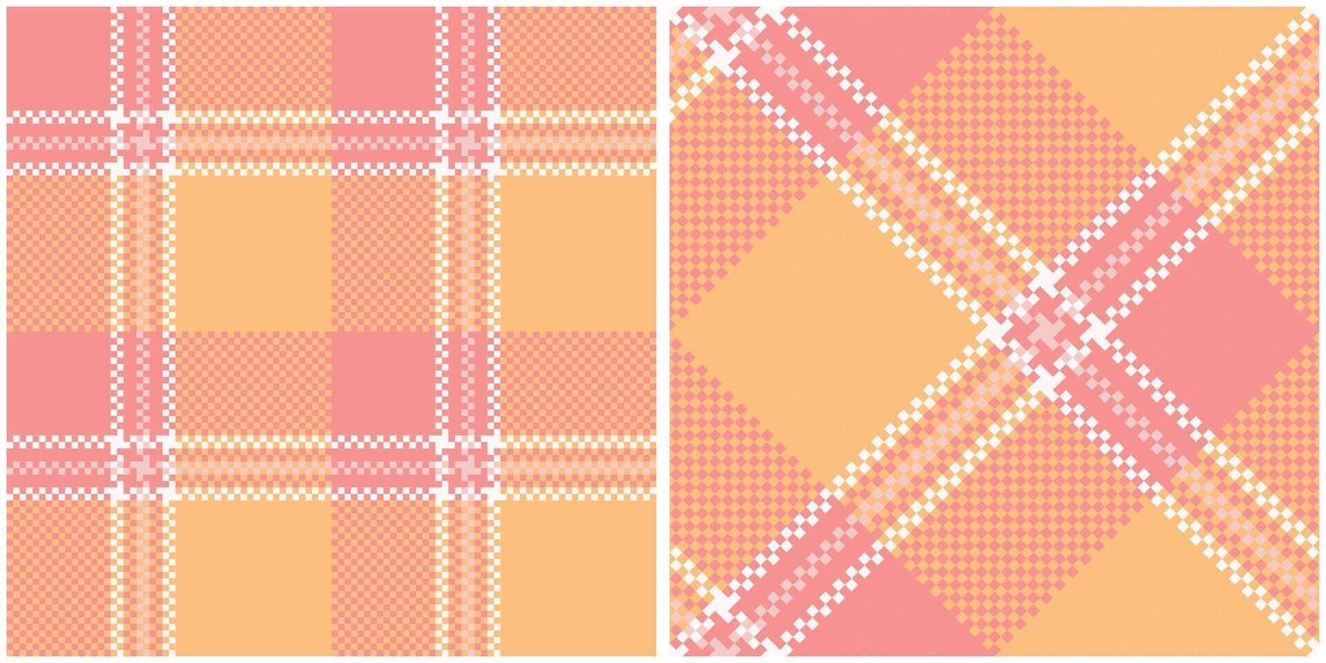 Plaids Pattern Seamless. Traditional Scottish Checkered Background. Traditional Scottish Woven Fabric. Lumberjack Shirt Flannel Textile. Pattern Tile Swatch Included. vector
