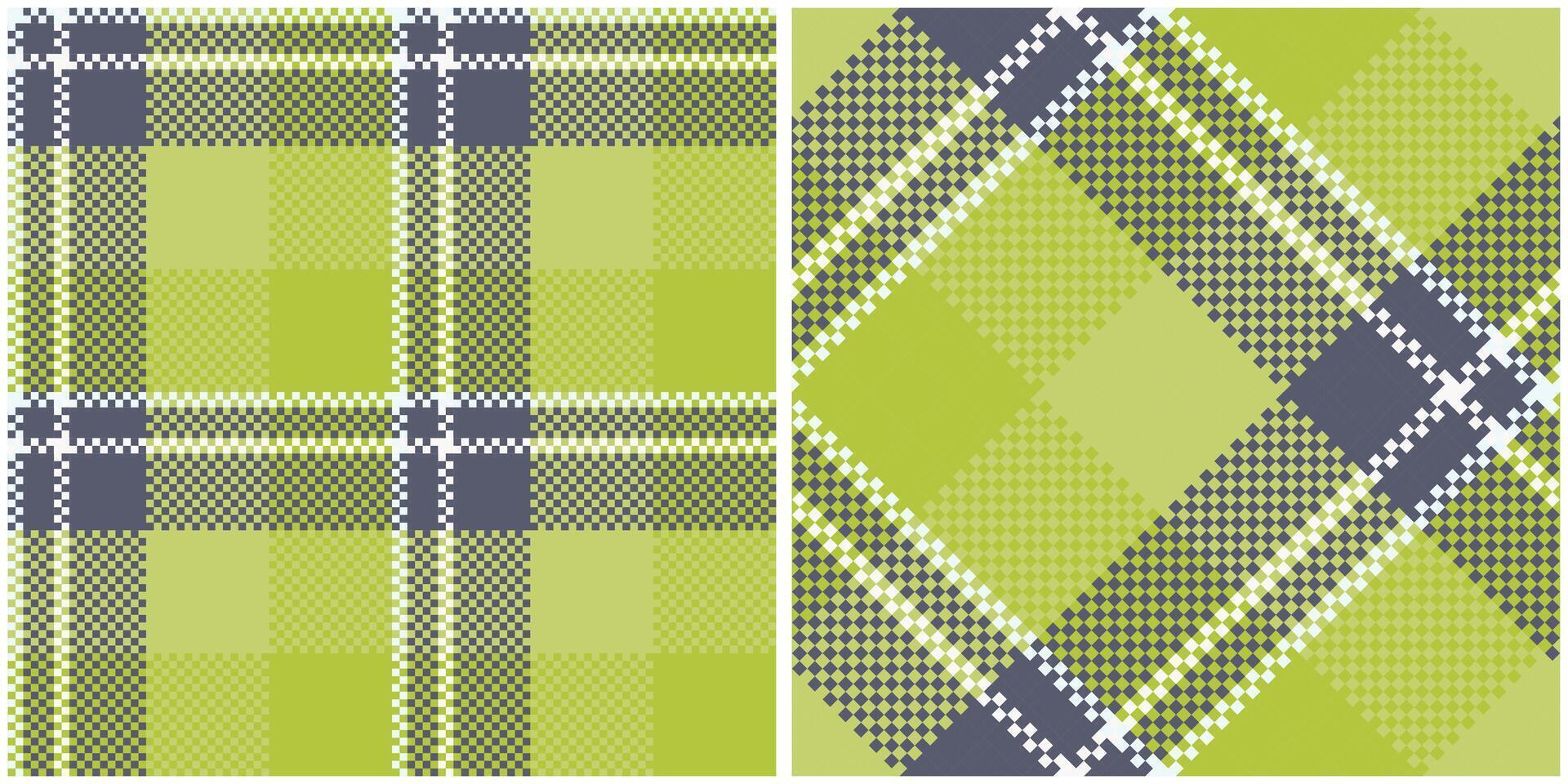 Plaid Patterns Seamless. Checkerboard Pattern Template for Design Ornament. Seamless Fabric Texture. vector