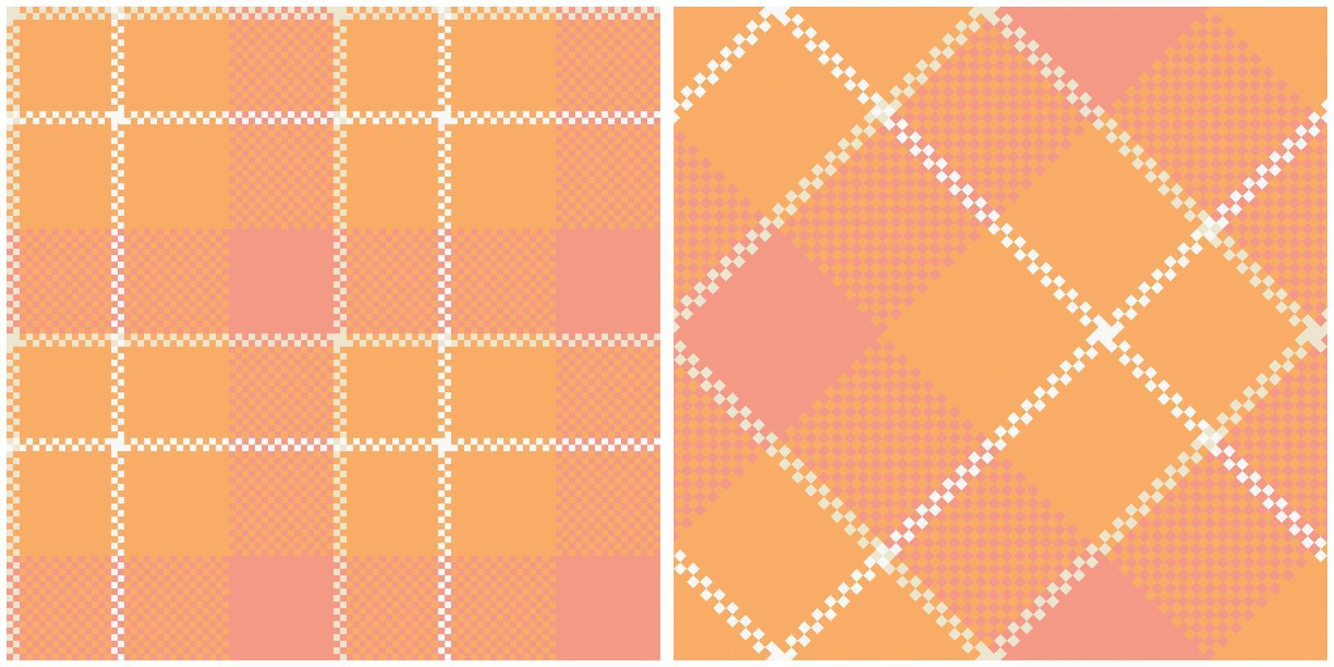 Plaid Patterns Seamless. Gingham Patterns Seamless Tartan Illustration Set for Scarf, Blanket, Other Modern Spring Summer Autumn Winter Holiday Fabric Print. vector