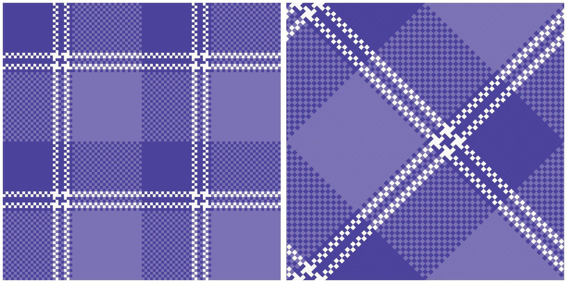Plaid Patterns Seamless. Scottish Plaid, Seamless Tartan Illustration Set for Scarf, Blanket, Other Modern Spring Summer Autumn Winter Holiday Fabric Print. vector