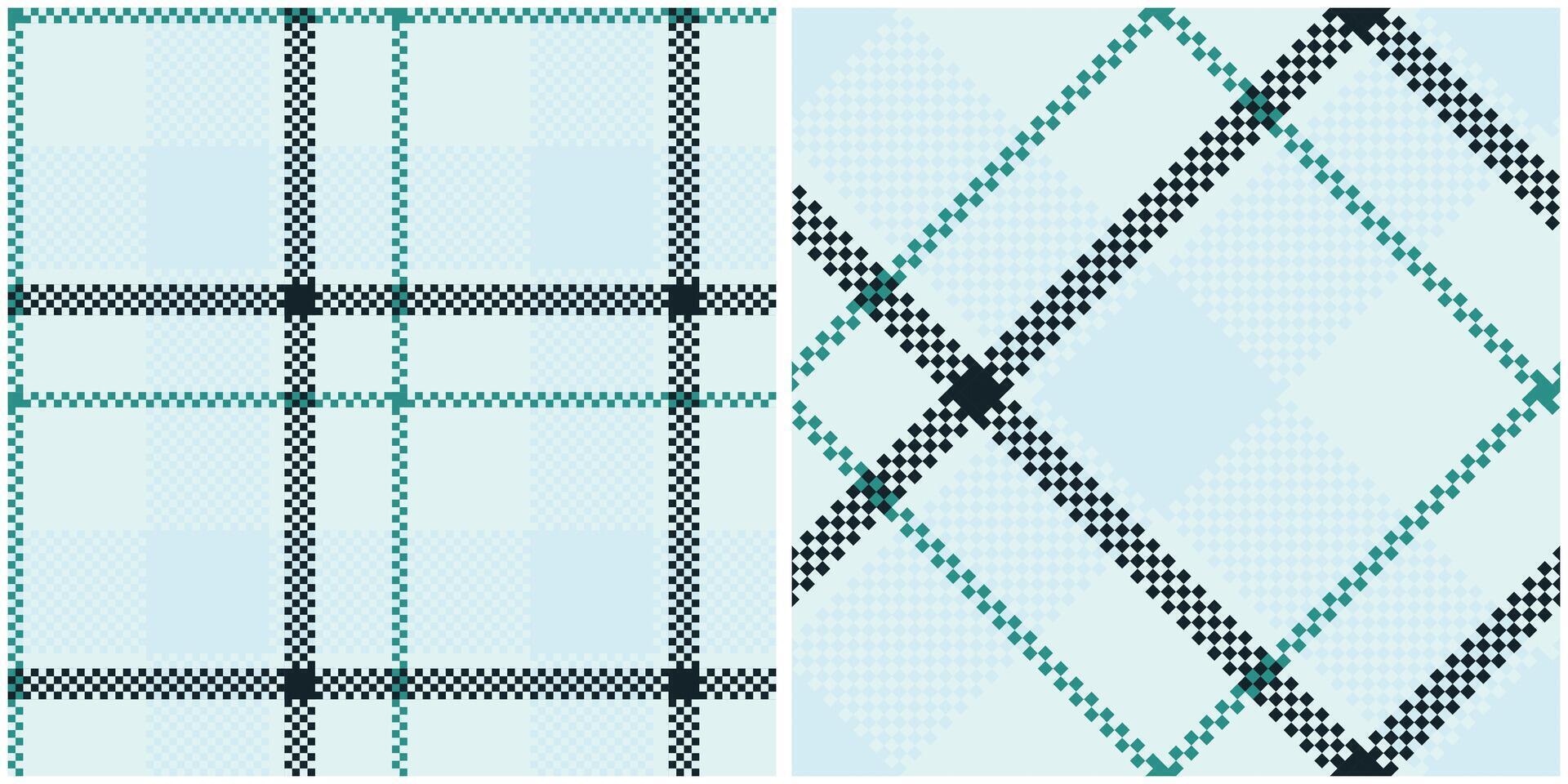Tartan Pattern Seamless. Pastel Gingham Patterns Seamless Tartan Illustration Set for Scarf, Blanket, Other Modern Spring Summer Autumn Winter Holiday Fabric Print. vector
