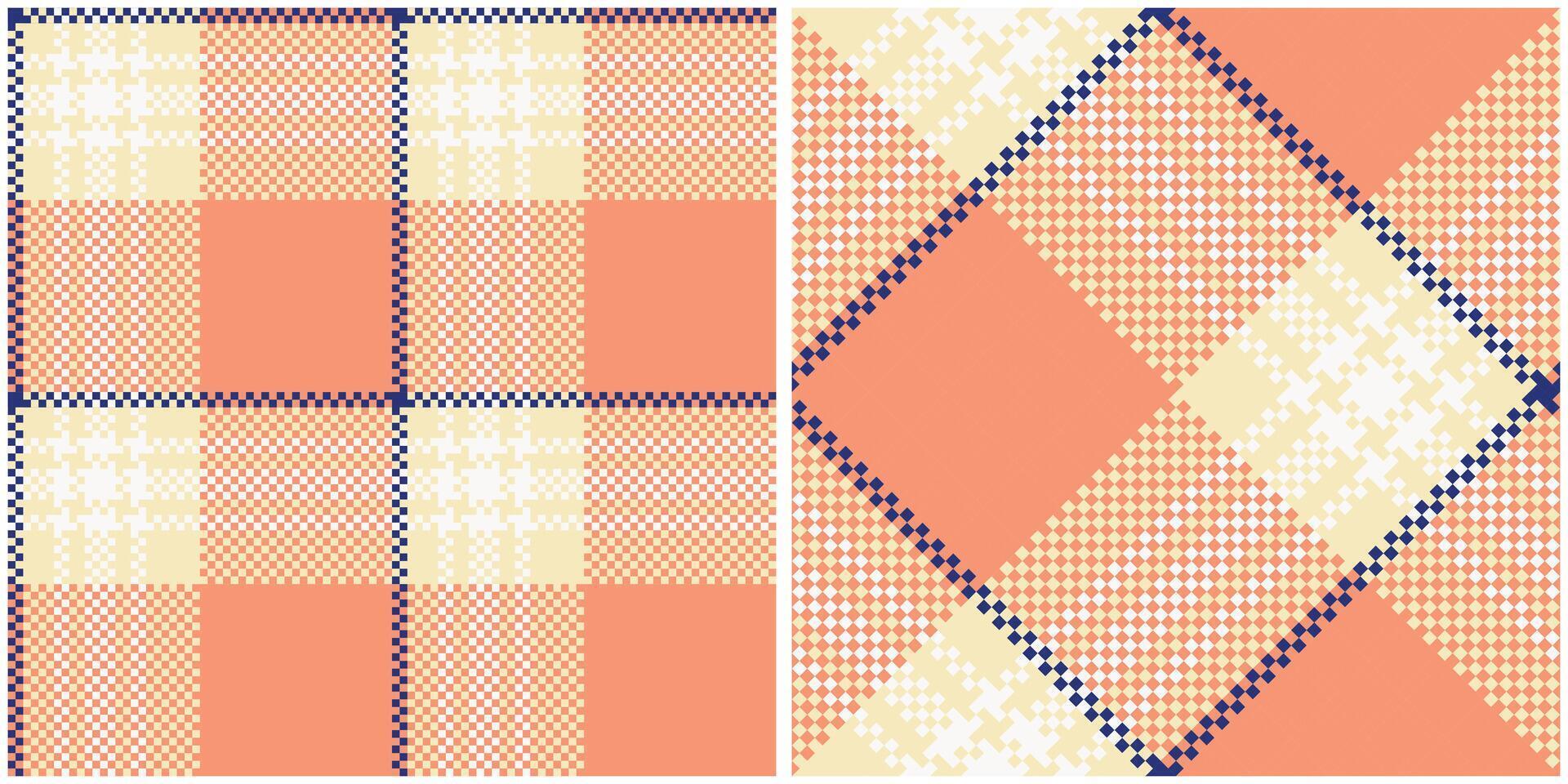 Scottish Tartan Pattern. Plaids Pattern Seamless Template for Design Ornament. Seamless Fabric Texture. vector