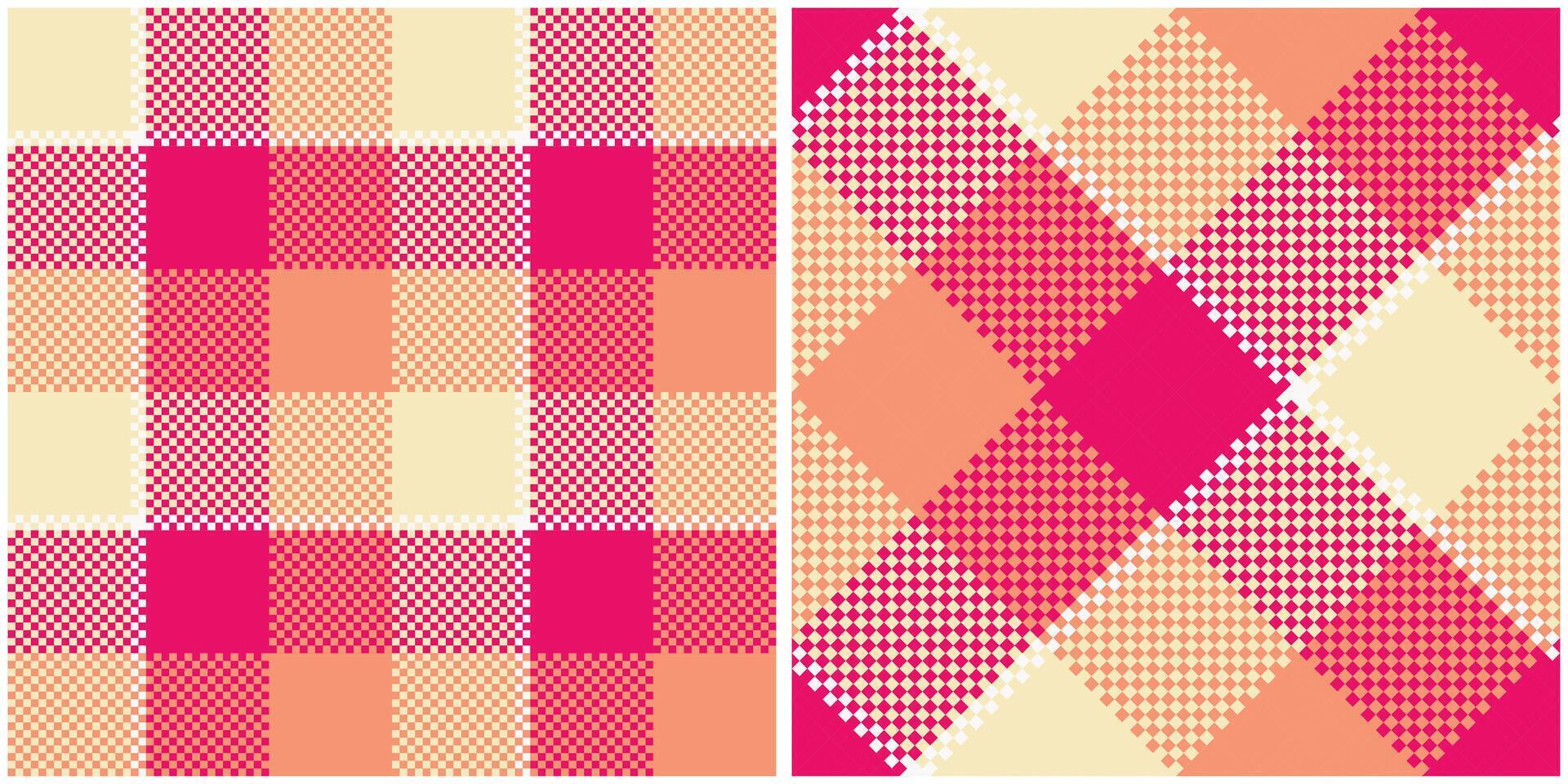 Scottish Tartan Pattern. Plaids Pattern Seamless Traditional Scottish Woven Fabric. Lumberjack Shirt Flannel Textile. Pattern Tile Swatch Included. vector