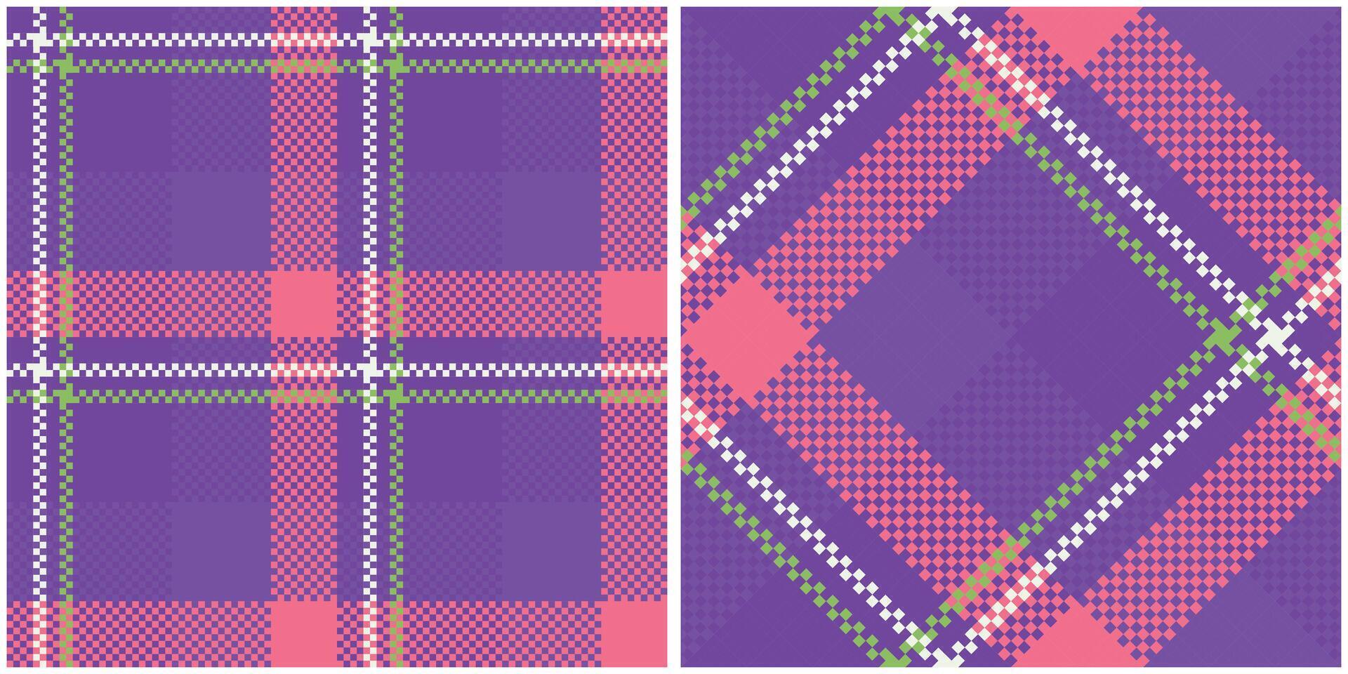 Scottish Tartan Pattern. Tartan Plaid Seamless Pattern. Template for Design Ornament. Seamless Fabric Texture. vector