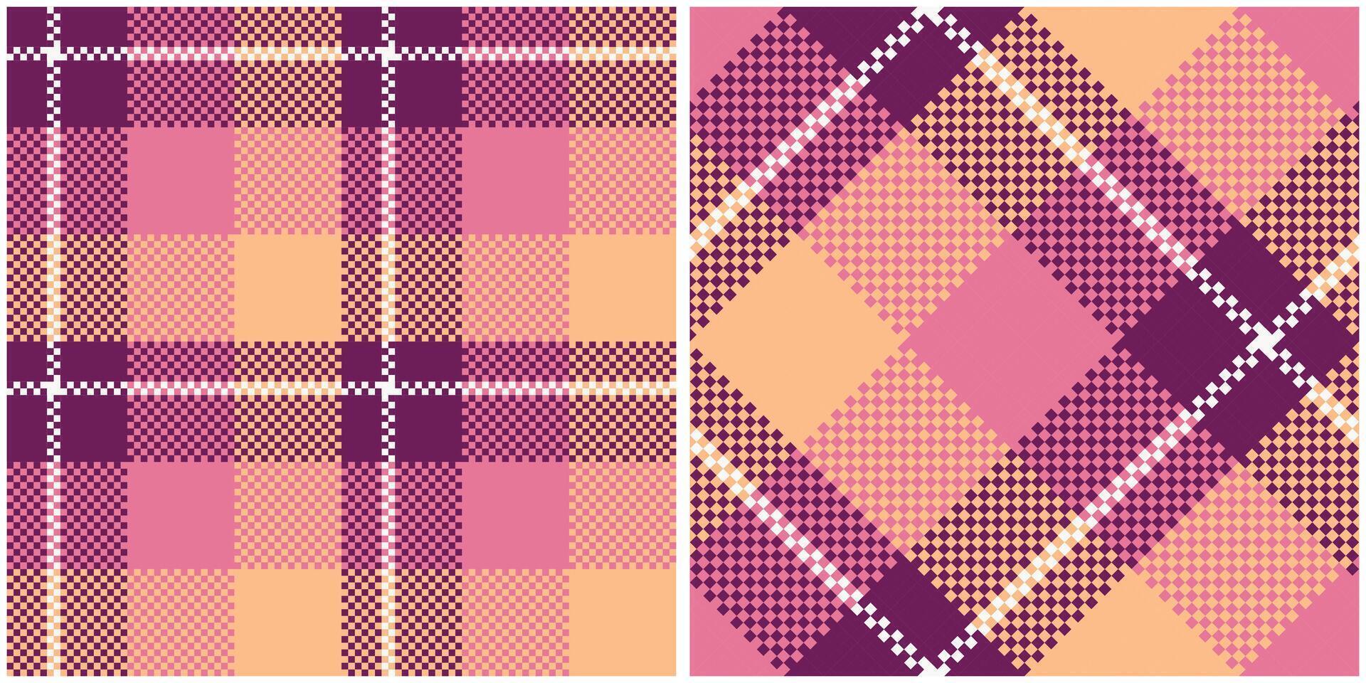 Scottish Tartan Seamless Pattern. Plaids Pattern Seamless Template for Design Ornament. Seamless Fabric Texture. vector
