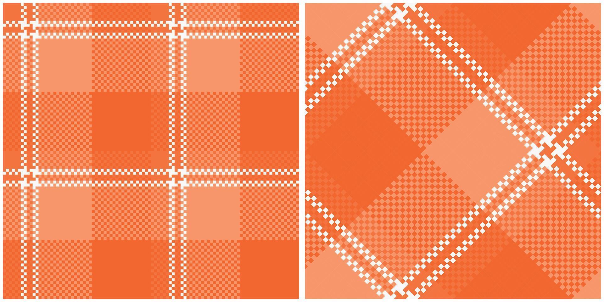 Scottish Tartan Seamless Pattern. Classic Plaid Tartan Seamless Tartan Illustration Set for Scarf, Blanket, Other Modern Spring Summer Autumn Winter Holiday Fabric Print. vector