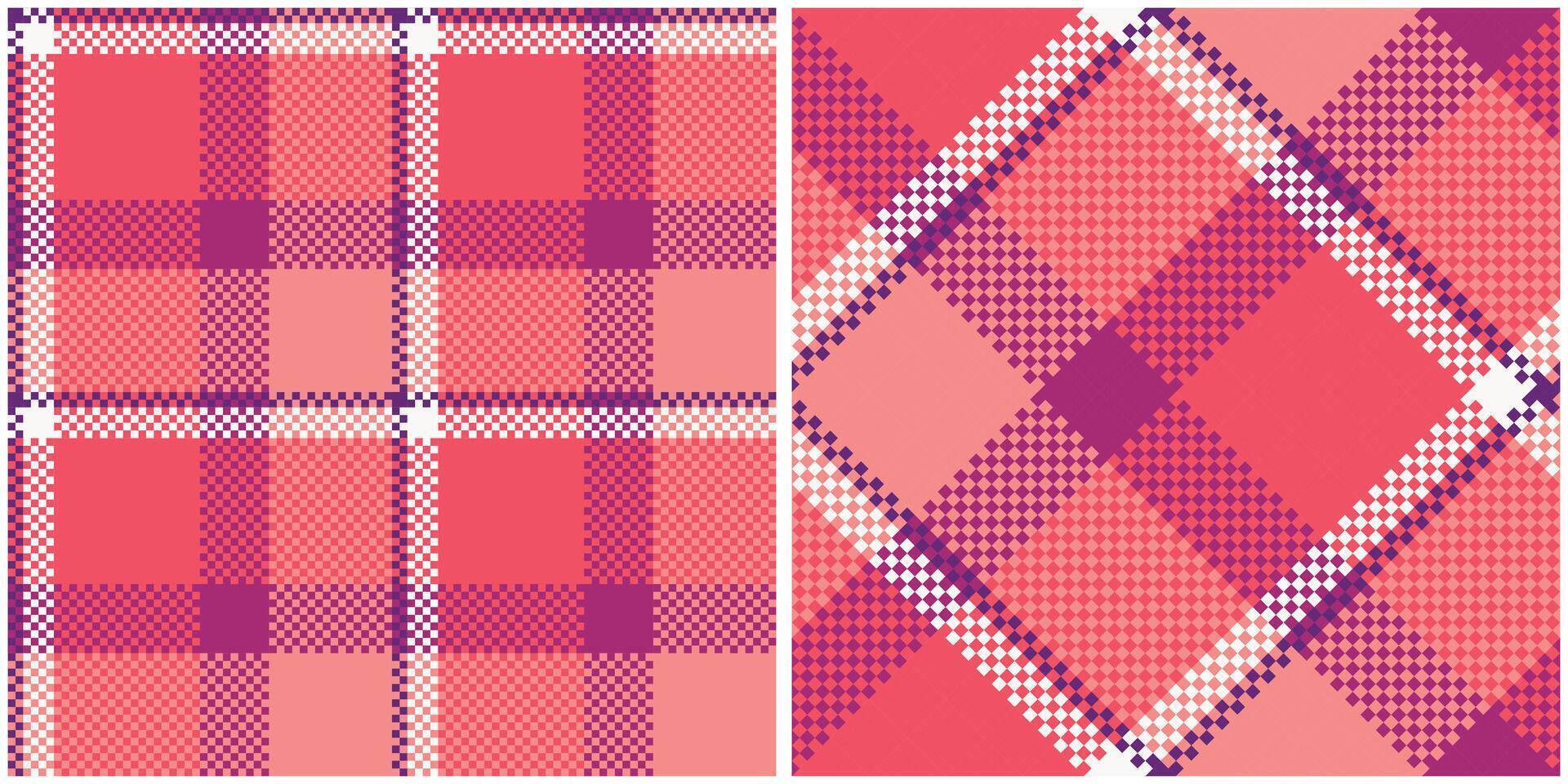 Scottish Tartan Seamless Pattern. Checkerboard Pattern Template for Design Ornament. Seamless Fabric Texture. vector