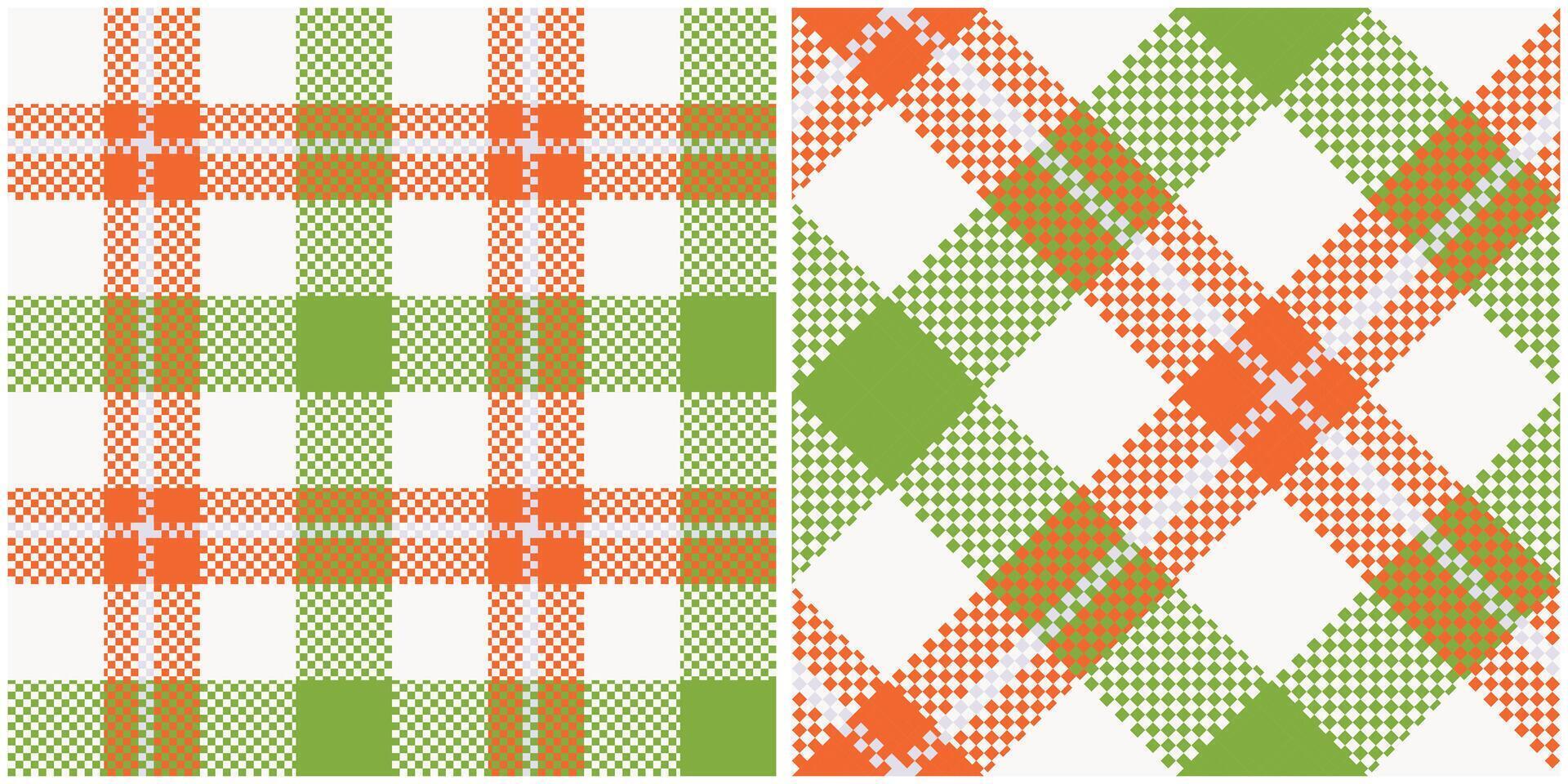 Scottish Tartan Seamless Pattern. Traditional Scottish Checkered Background. Traditional Scottish Woven Fabric. Lumberjack Shirt Flannel Textile. Pattern Tile Swatch Included. vector