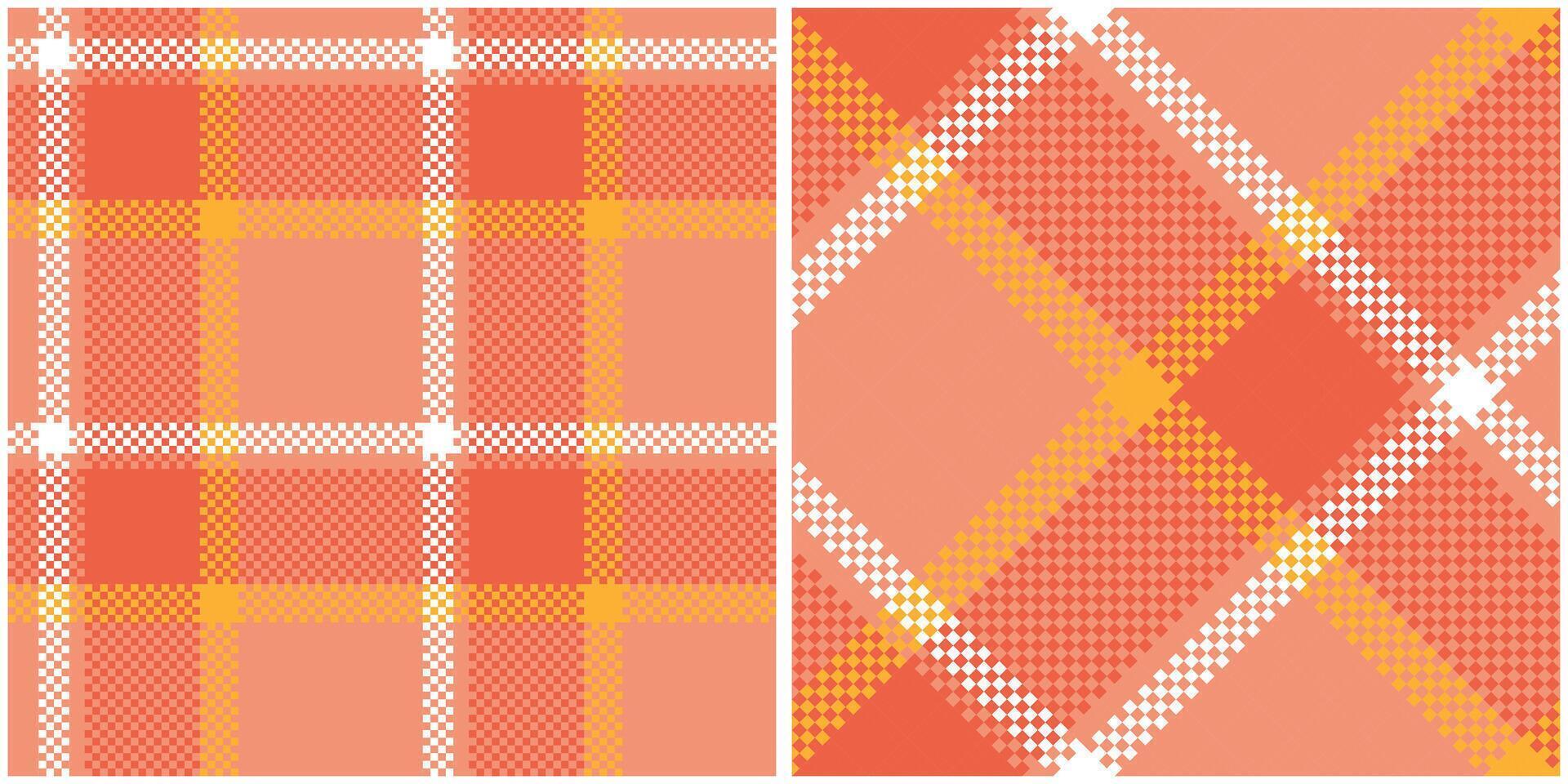 Tartan Plaid Seamless Pattern. Plaid Pattern Seamless. Seamless Tartan Illustration Set for Scarf, Blanket, Other Modern Spring Summer Autumn Winter Holiday Fabric Print. vector