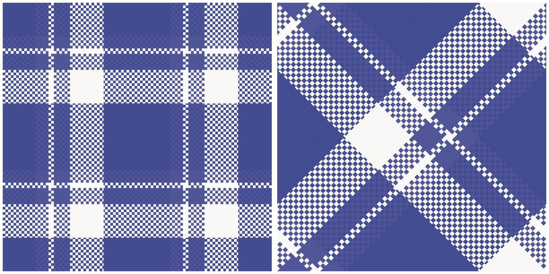 Classic Scottish Tartan Design. Scottish Tartan Seamless Pattern. Seamless Tartan Illustration Set for Scarf, Blanket, Other Modern Spring Summer Autumn Winter Holiday Fabric Print. vector