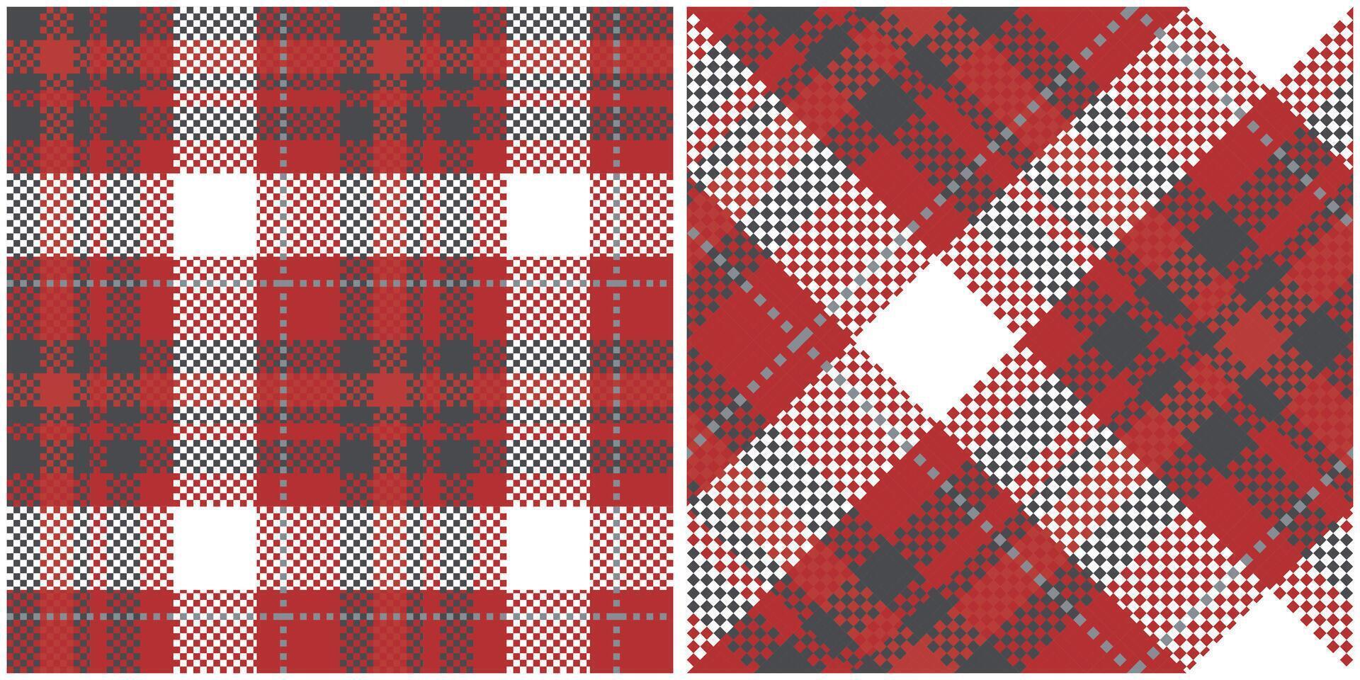 Tartan Pattern Seamless. Pastel Classic Pastel Scottish Tartan Design. Seamless Tartan Illustration Set for Scarf, Blanket, Other Modern Spring Summer Autumn Winter Holiday Fabric Print. vector