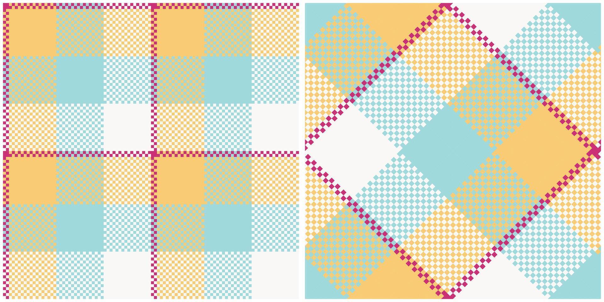 Classic Scottish Tartan Design. Traditional Scottish Checkered Background. Traditional Scottish Woven Fabric. Lumberjack Shirt Flannel Textile. Pattern Tile Swatch Included. vector