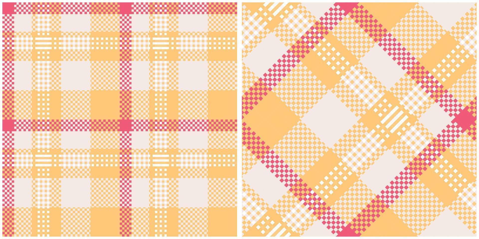Classic Scottish Tartan Design. Tartan Plaid Seamless Pattern. Traditional Scottish Woven Fabric. Lumberjack Shirt Flannel Textile. Pattern Tile Swatch Included. vector