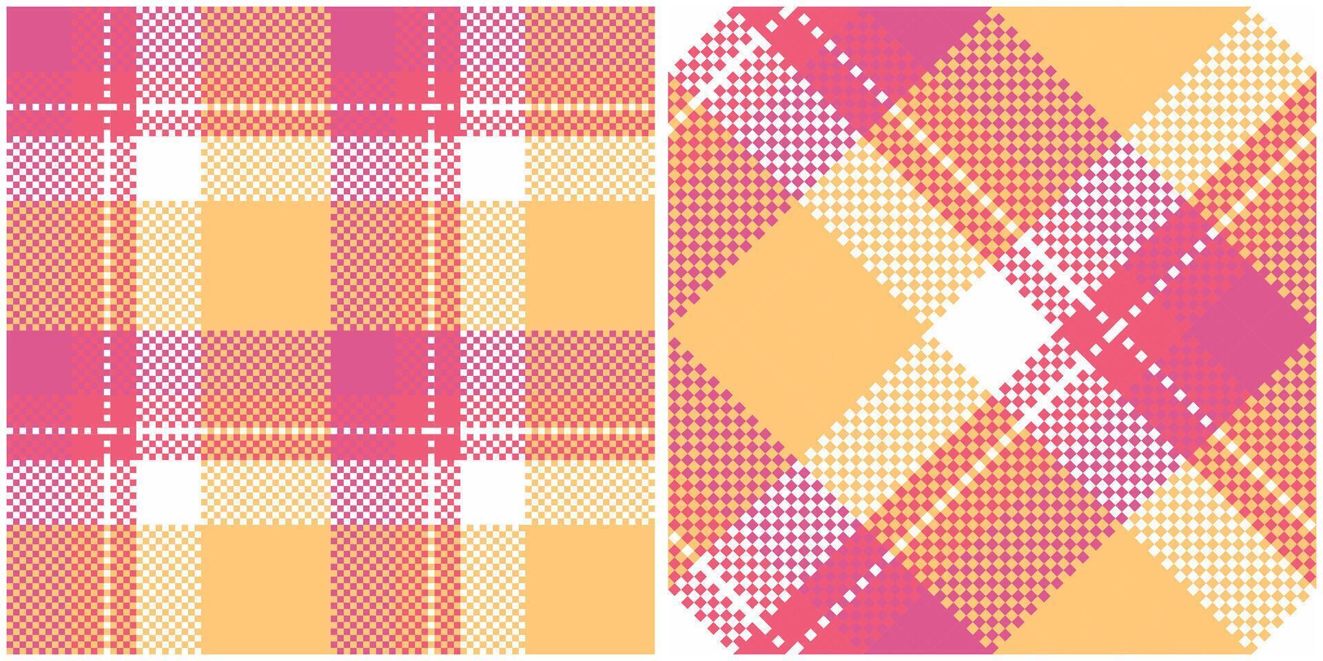 Tartan Plaid Seamless Pattern. Scottish Tartan Seamless Pattern. Traditional Scottish Woven Fabric. Lumberjack Shirt Flannel Textile. Pattern Tile Swatch Included. vector