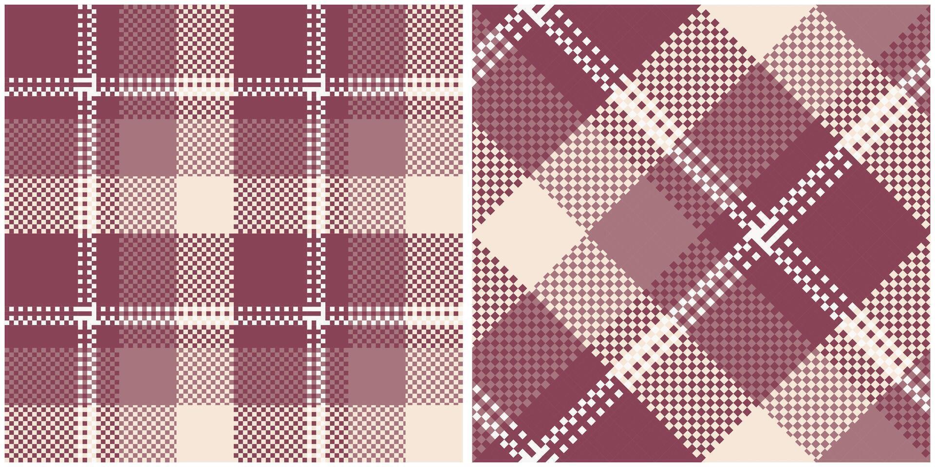 Tartan Plaid Seamless Pattern. Tartan Seamless Pattern. Template for Design Ornament. Seamless Fabric Texture. Illustration vector