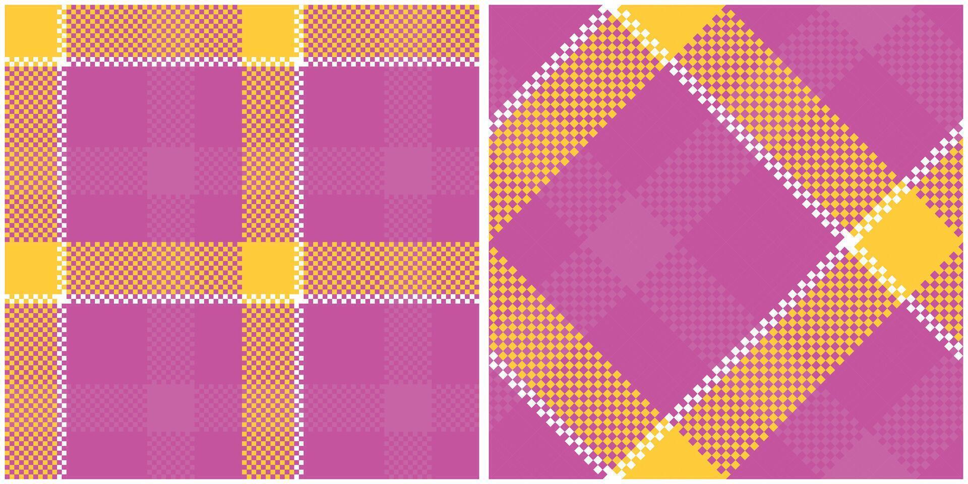 Tartan Plaid Seamless Pattern. Classic Scottish Tartan Design. Seamless Tartan Illustration Set for Scarf, Blanket, Other Modern Spring Summer Autumn Winter Holiday Fabric Print. vector