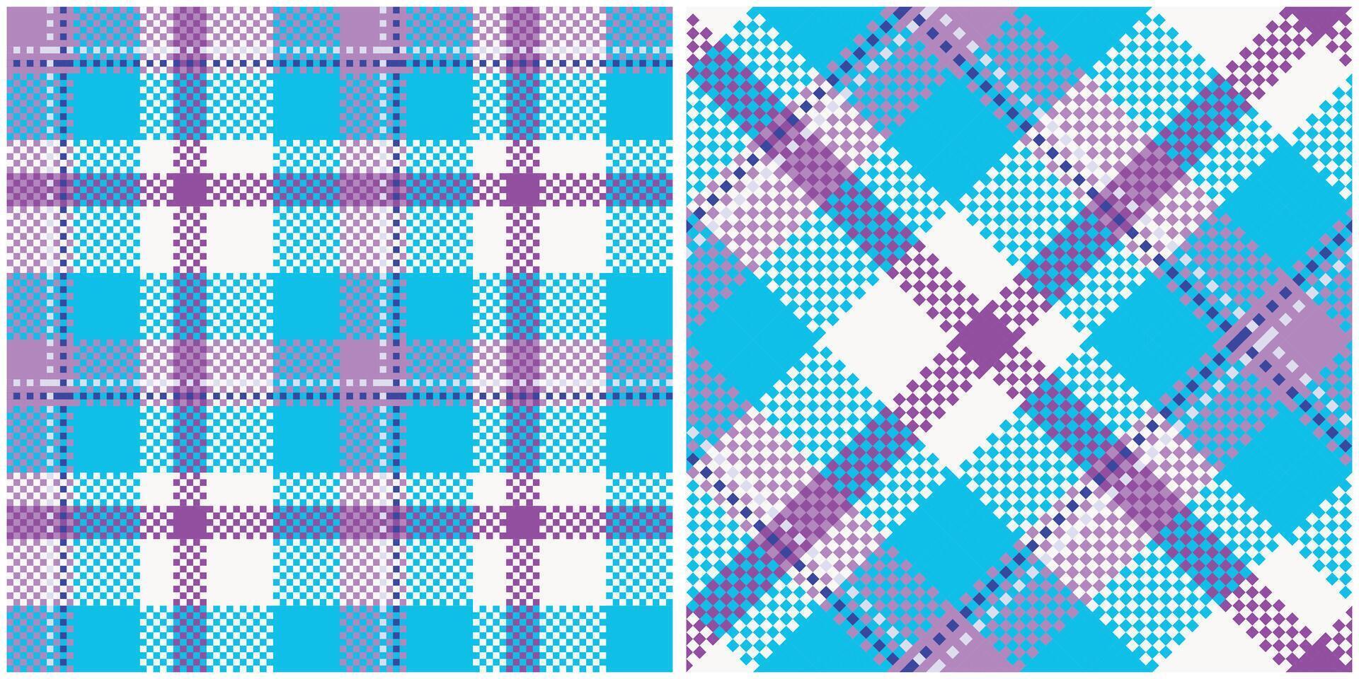 Scottish Tartan Plaid Seamless Pattern, Plaid Patterns Seamless. Seamless Tartan Illustration Set for Scarf, Blanket, Other Modern Spring Summer Autumn Winter Holiday Fabric Print. vector