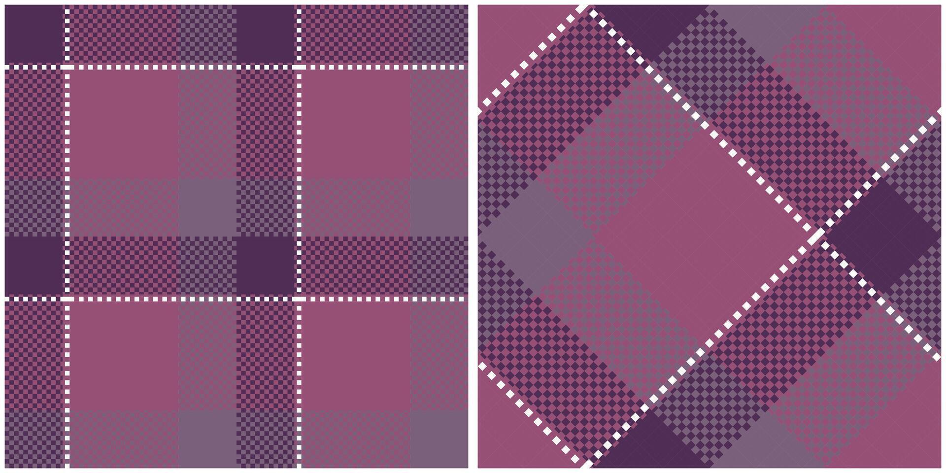 Scottish Tartan Plaid Seamless Pattern, Checkerboard Pattern. Seamless Tartan Illustration Set for Scarf, Blanket, Other Modern Spring Summer Autumn Winter Holiday Fabric Print. vector
