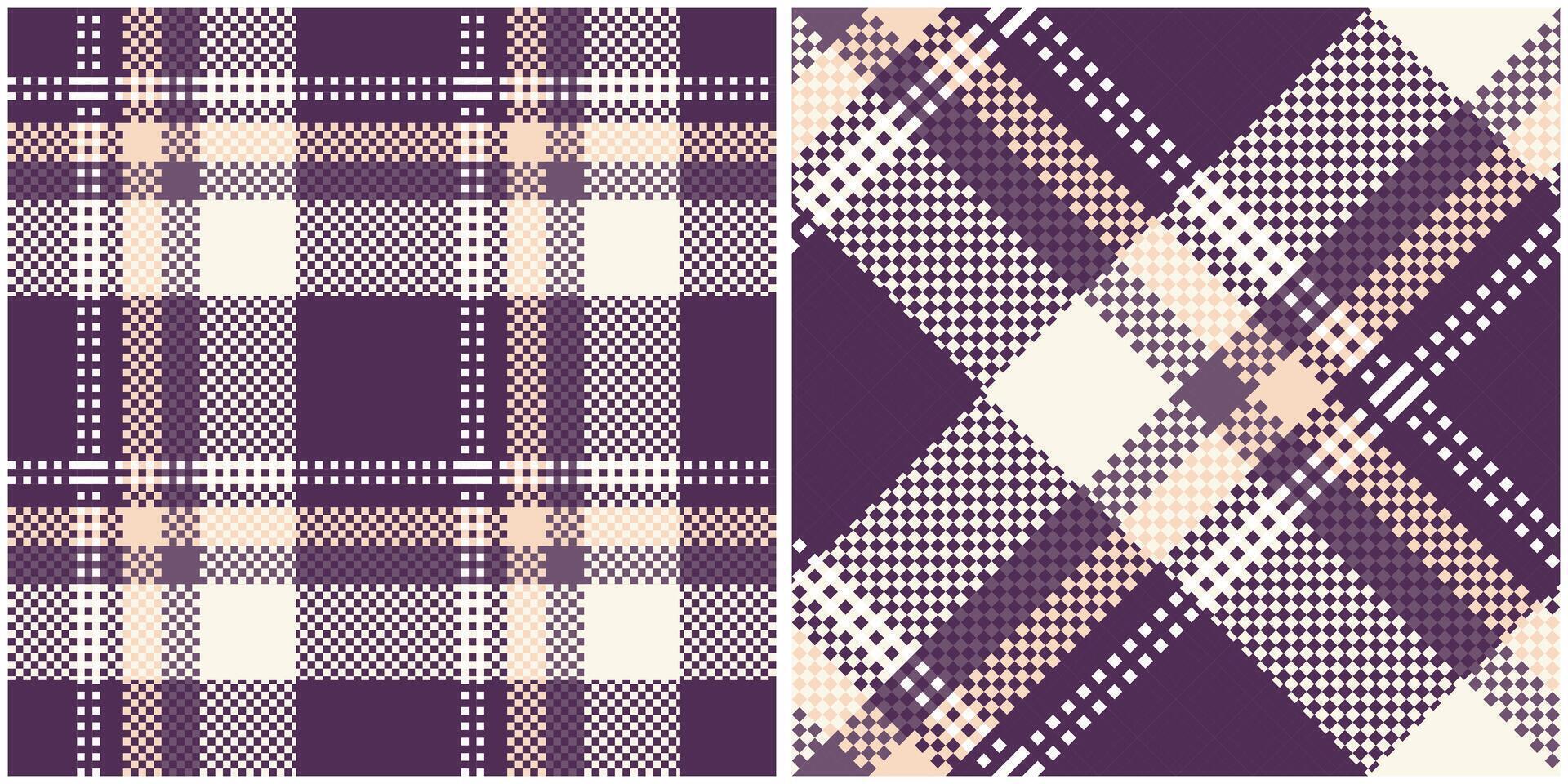 Scottish Tartan Plaid Seamless Pattern, Tartan Seamless Pattern. Template for Design Ornament. Seamless Fabric Texture. Illustration vector