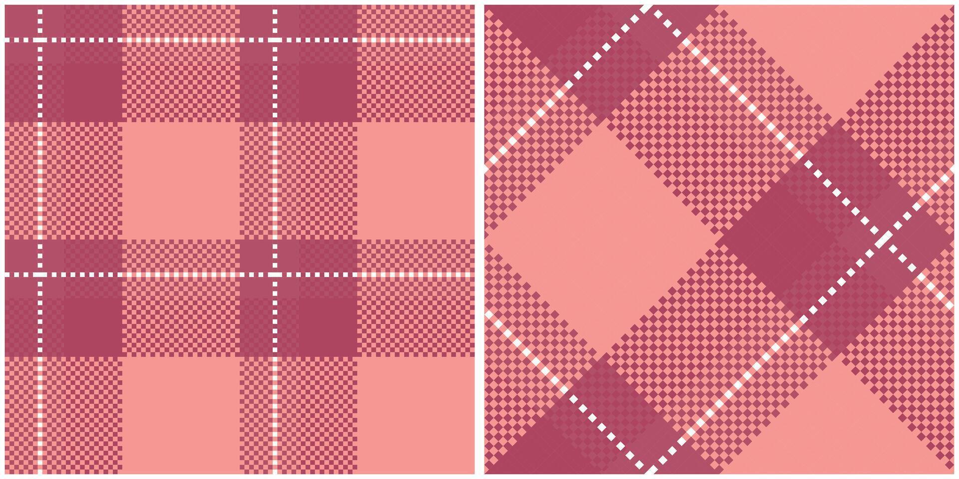 Scottish Tartan Plaid Seamless Pattern, Gingham Patterns. Seamless Tartan Illustration Set for Scarf, Blanket, Other Modern Spring Summer Autumn Winter Holiday Fabric Print. vector