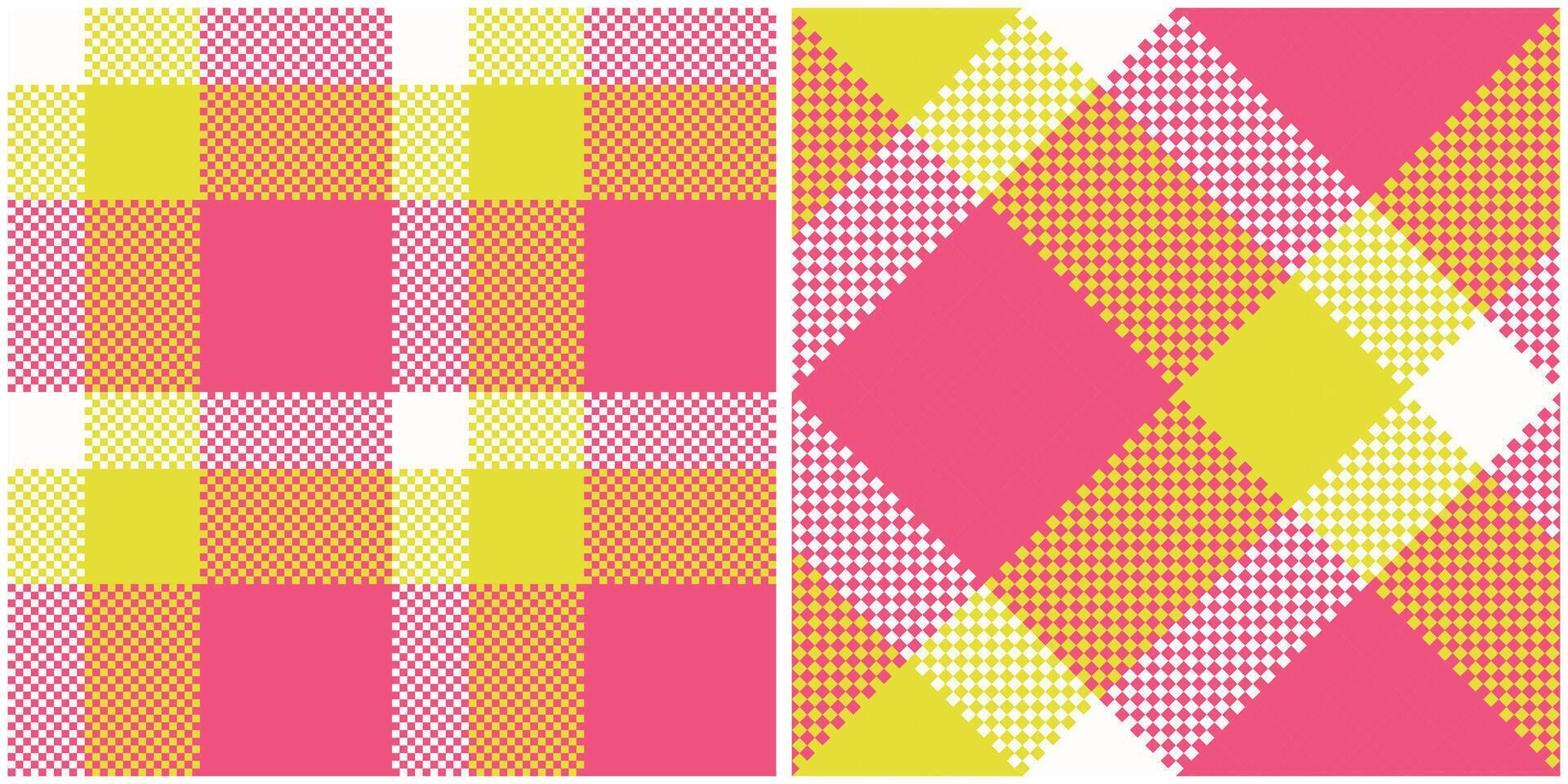 Tartan Plaid Pattern Seamless. Scottish Plaid, Seamless Tartan Illustration Set for Scarf, Blanket, Other Modern Spring Summer Autumn Winter Holiday Fabric Print. vector