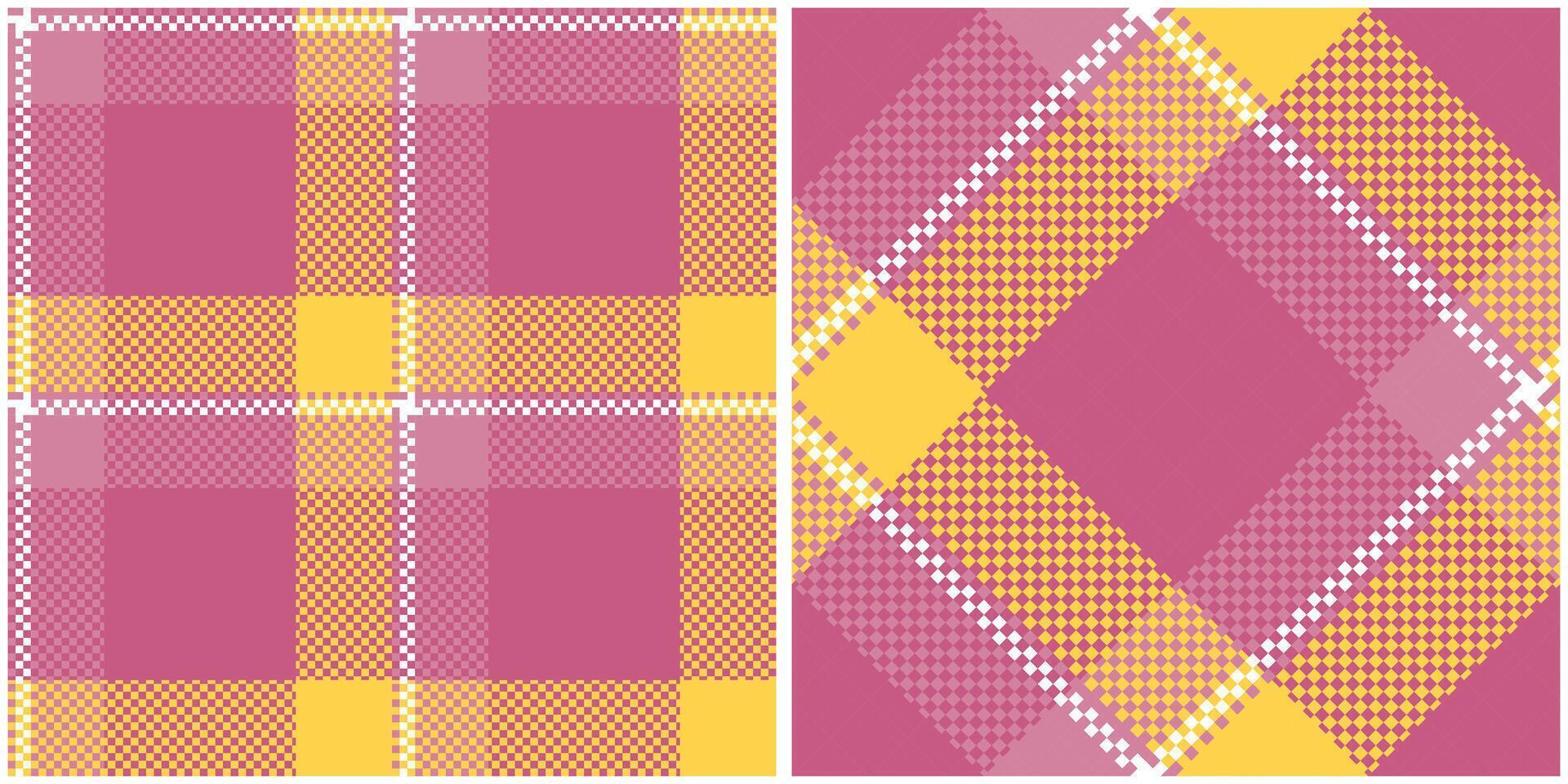 Scottish Tartan Plaid Seamless Pattern, Abstract Check Plaid Pattern. Seamless Tartan Illustration Set for Scarf, Blanket, Other Modern Spring Summer Autumn Winter Holiday Fabric Print. vector