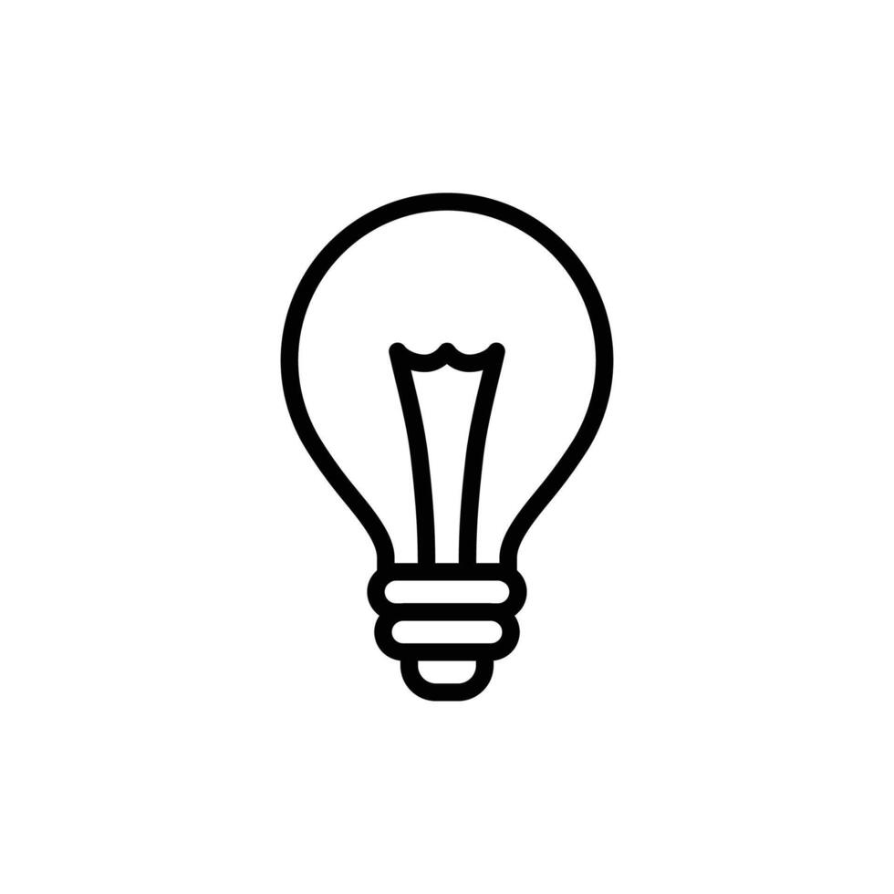 Lightbulb Icon Set. Bulb lamp icon, Lamp icons, Idea light bulb icon vector