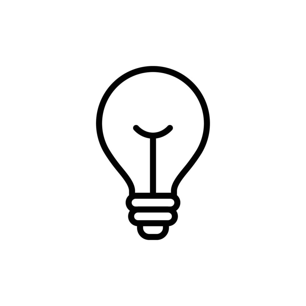 Lightbulb Icon Set. Bulb lamp icon, Lamp icons, Idea light bulb icon vector