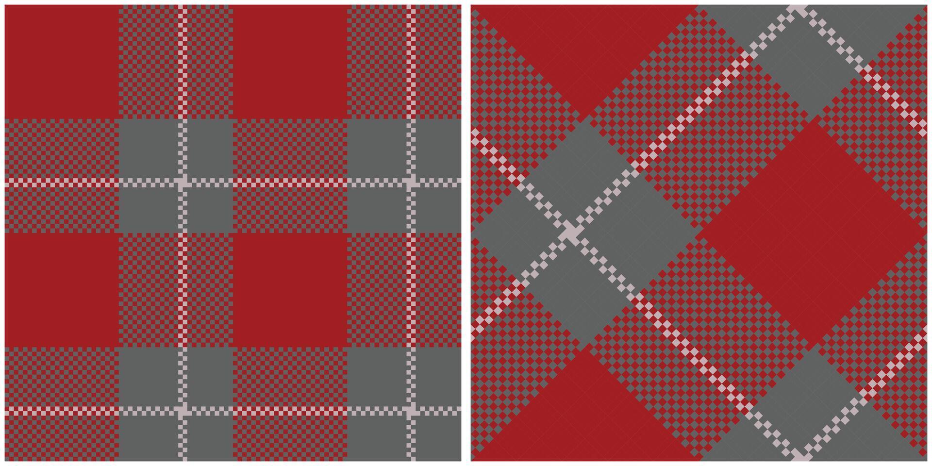 Tartan Seamless Pattern. Sweet Checker Pattern Template for Design Ornament. Seamless Fabric Texture. vector
