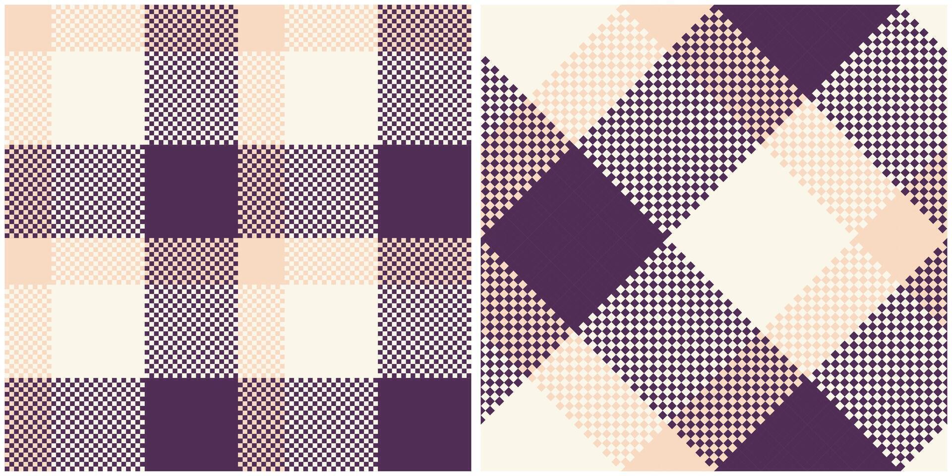 Scottish Tartan Plaid Seamless Pattern, Checkerboard Pattern. Traditional Scottish Woven Fabric. Lumberjack Shirt Flannel Textile. Pattern Tile Swatch Included. vector