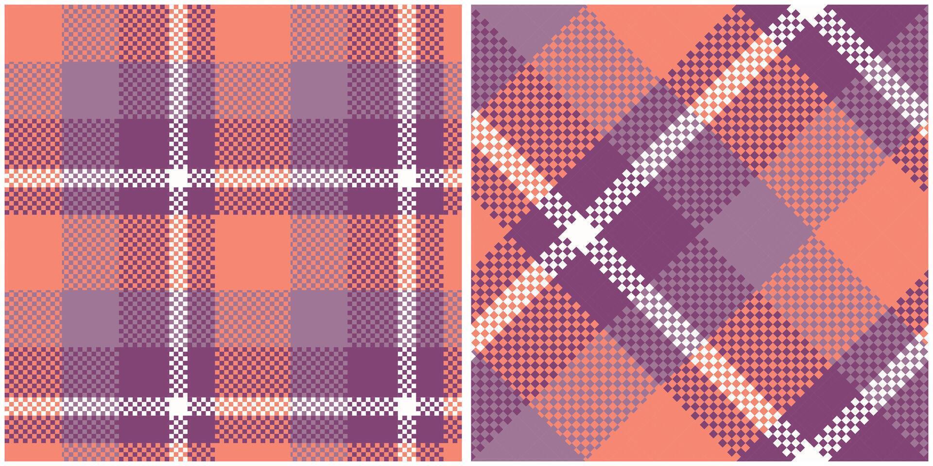 Scottish Tartan Plaid Seamless Pattern, Traditional Scottish Checkered Background. Traditional Scottish Woven Fabric. Lumberjack Shirt Flannel Textile. Pattern Tile Swatch Included. vector