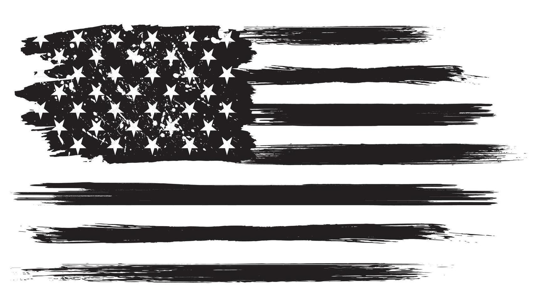 USA Distressed Flag vector