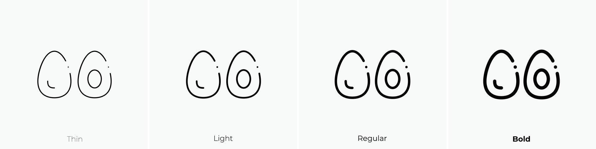 jordan icon. Thin, Light, Regular And Bold style design isolated on white background vector