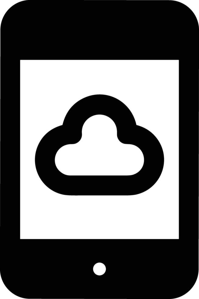 Cloud icon symbol image. Illustration of the hosting storage vector
