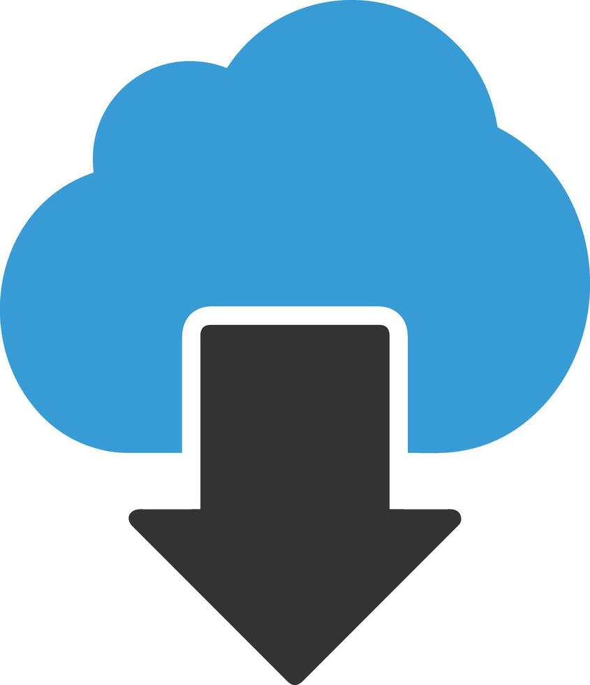 Cloud icon symbol image. Illustration of the hosting storage vector