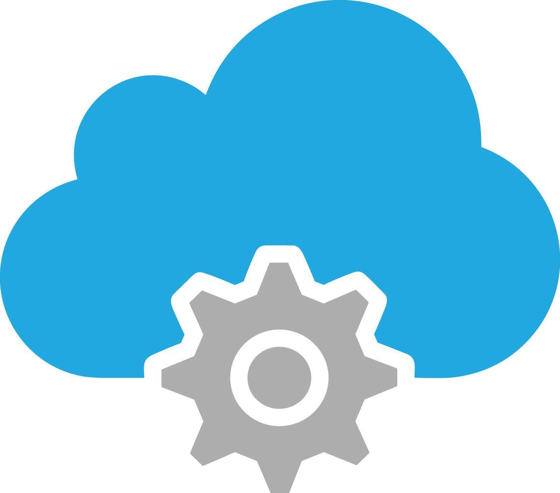 Cloud icon symbol image. Illustration of the hosting storage vector