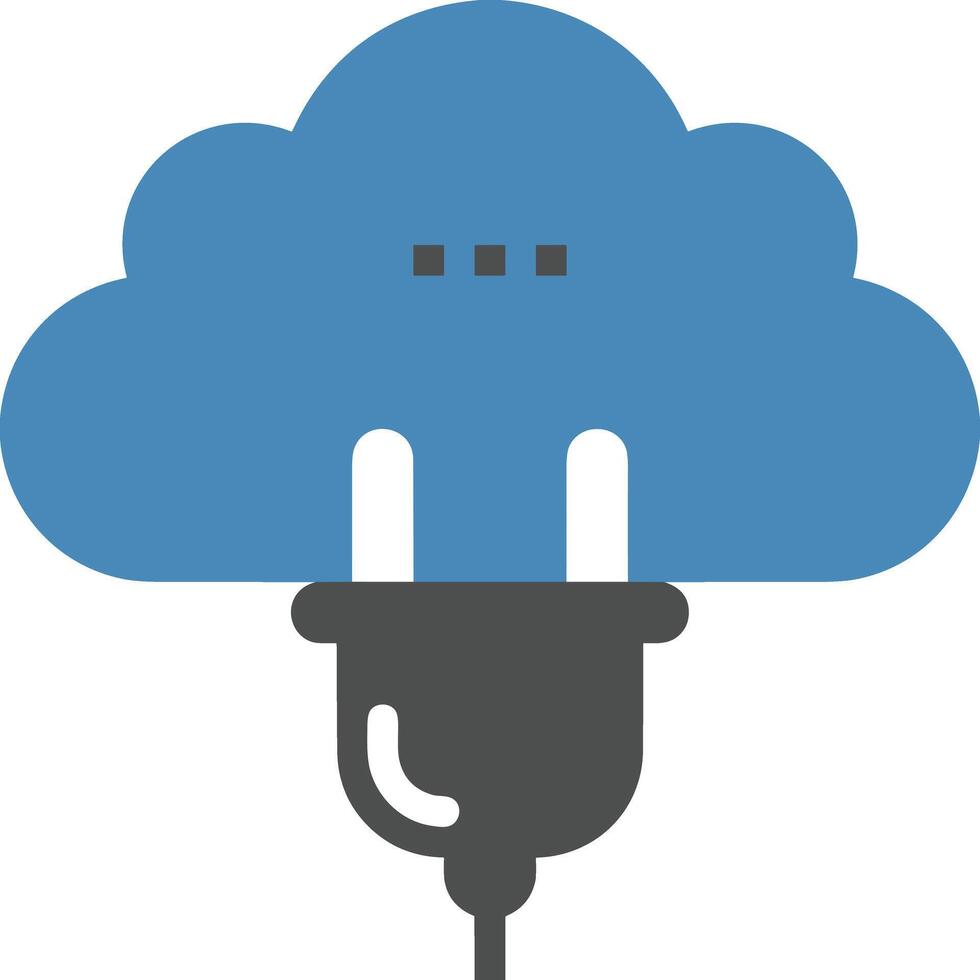 Cloud icon symbol image. Illustration of the hosting storage vector