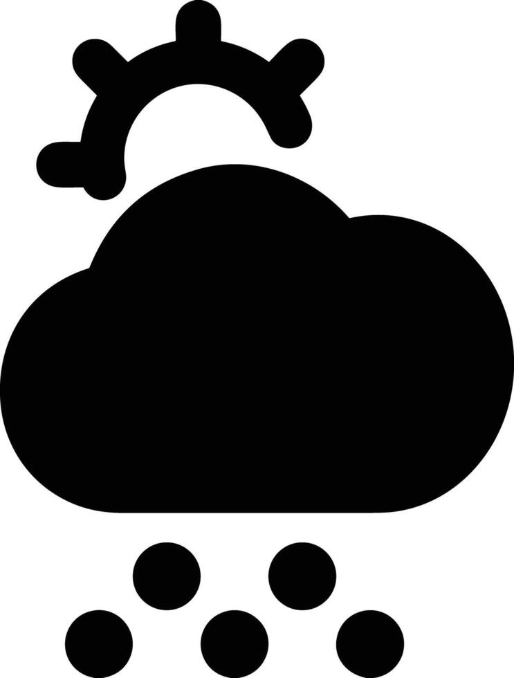 Cloud icon symbol image. Illustration of the hosting storage vector