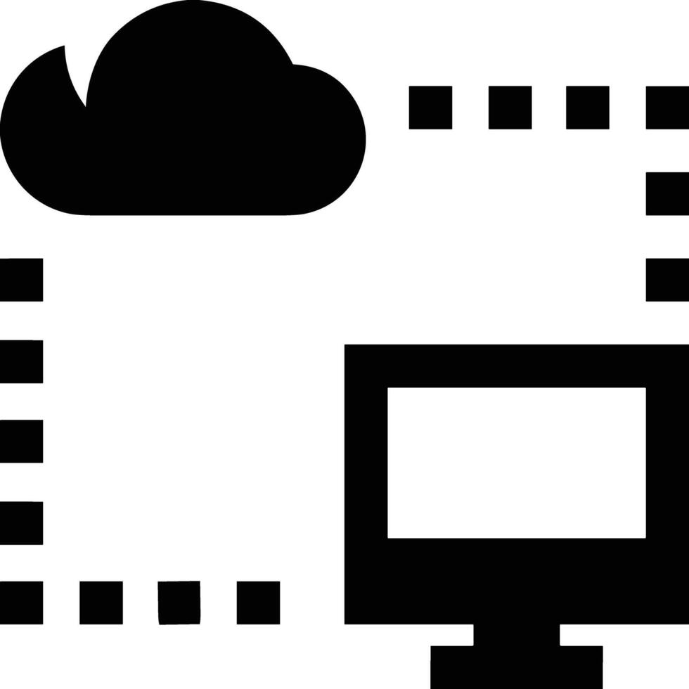 Cloud icon symbol image. Illustration of the hosting storage vector