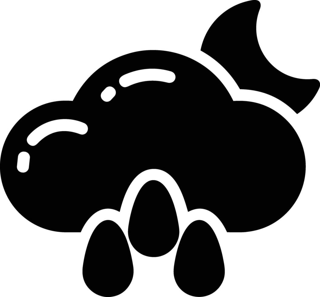 Cloud icon symbol image. Illustration of the hosting storage vector