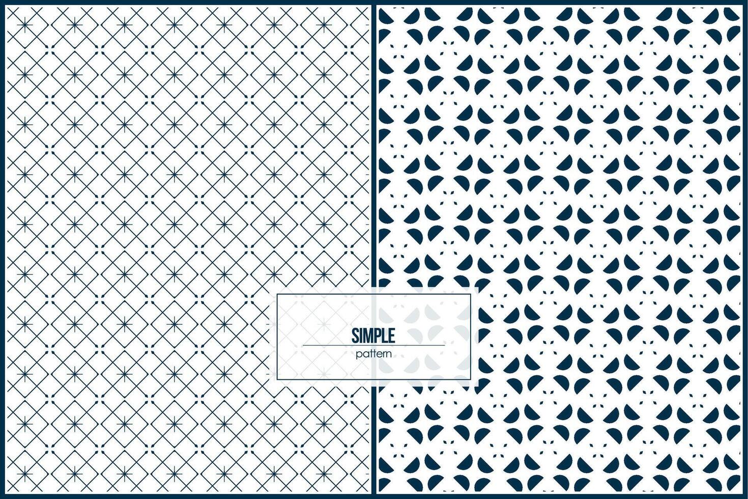 symmetrical pattern of unique simple shape vector