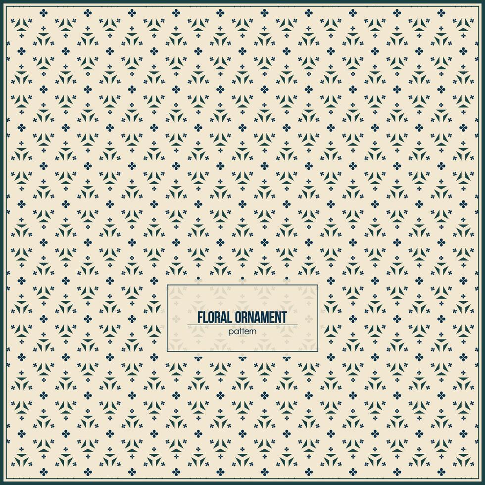 beautiful flowers ornaments pattern for vintage house wallpaper vector