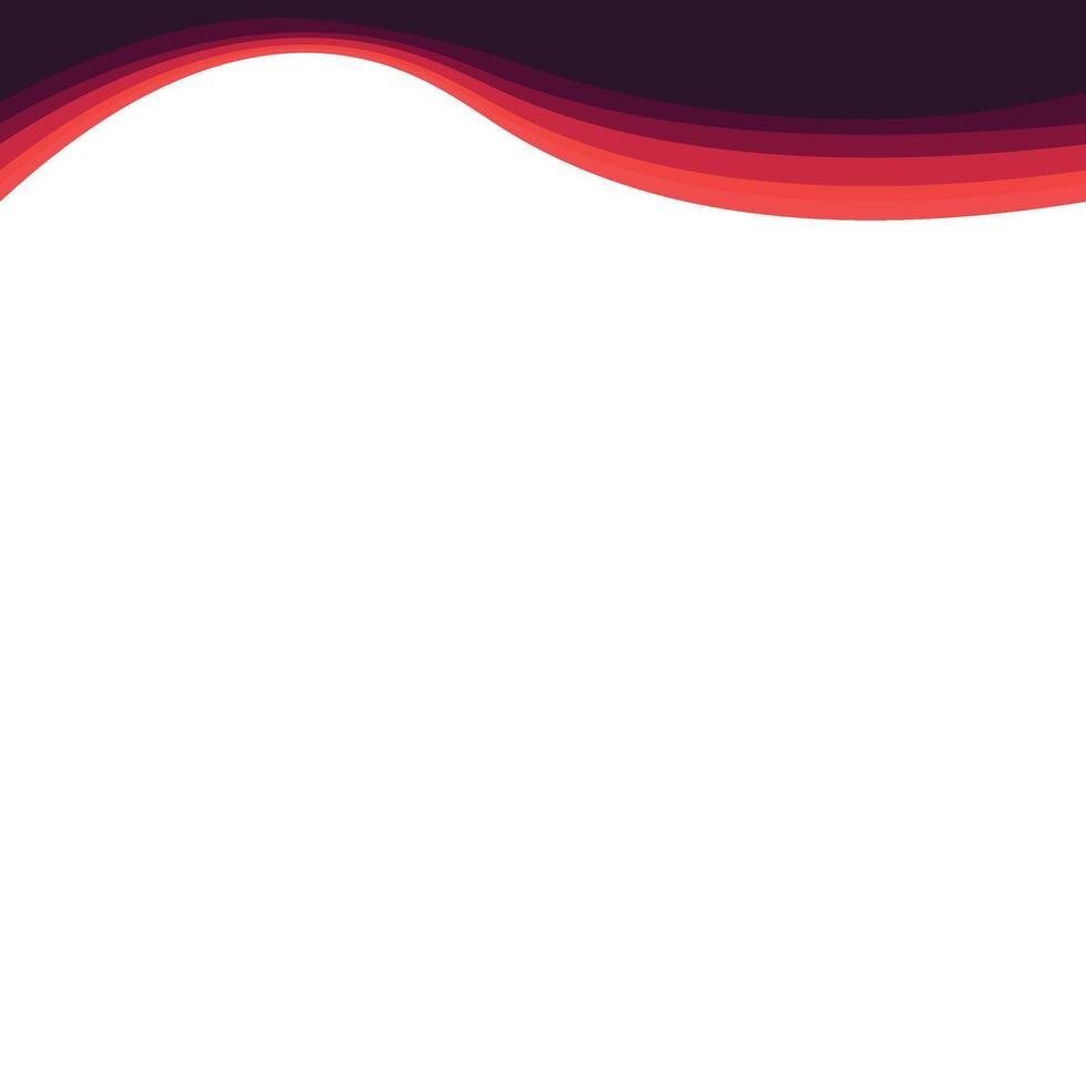 Modern Wavy Header vector