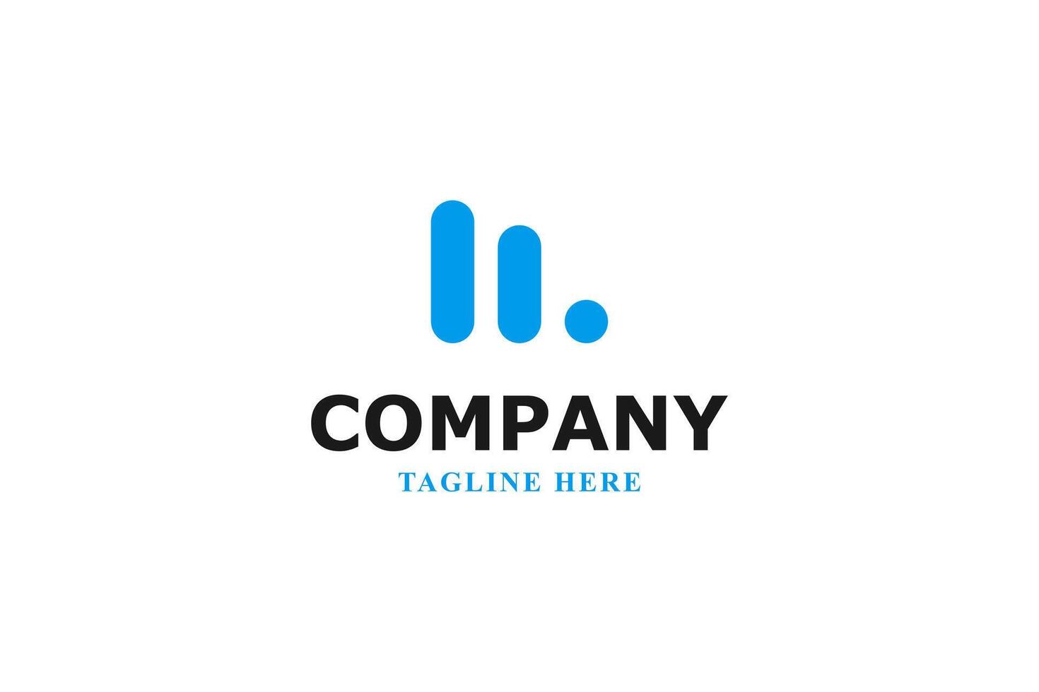 blue face icon minimal logo vector