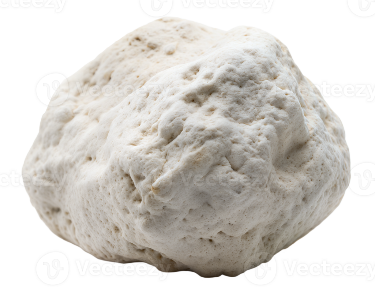 A close-up view of a large white pumice stone, showcasing its rugged texture and natural porous surface png